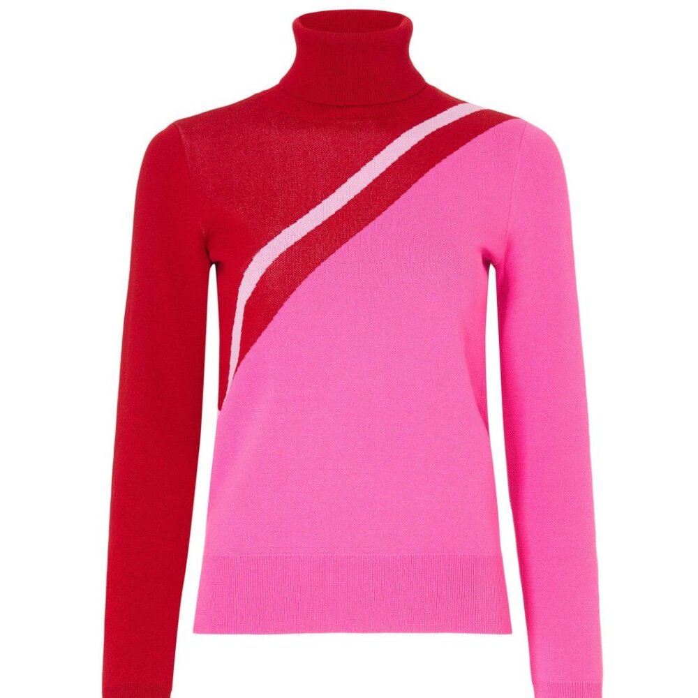 Pink Colorblock Sweater - Picture 5 of 5
